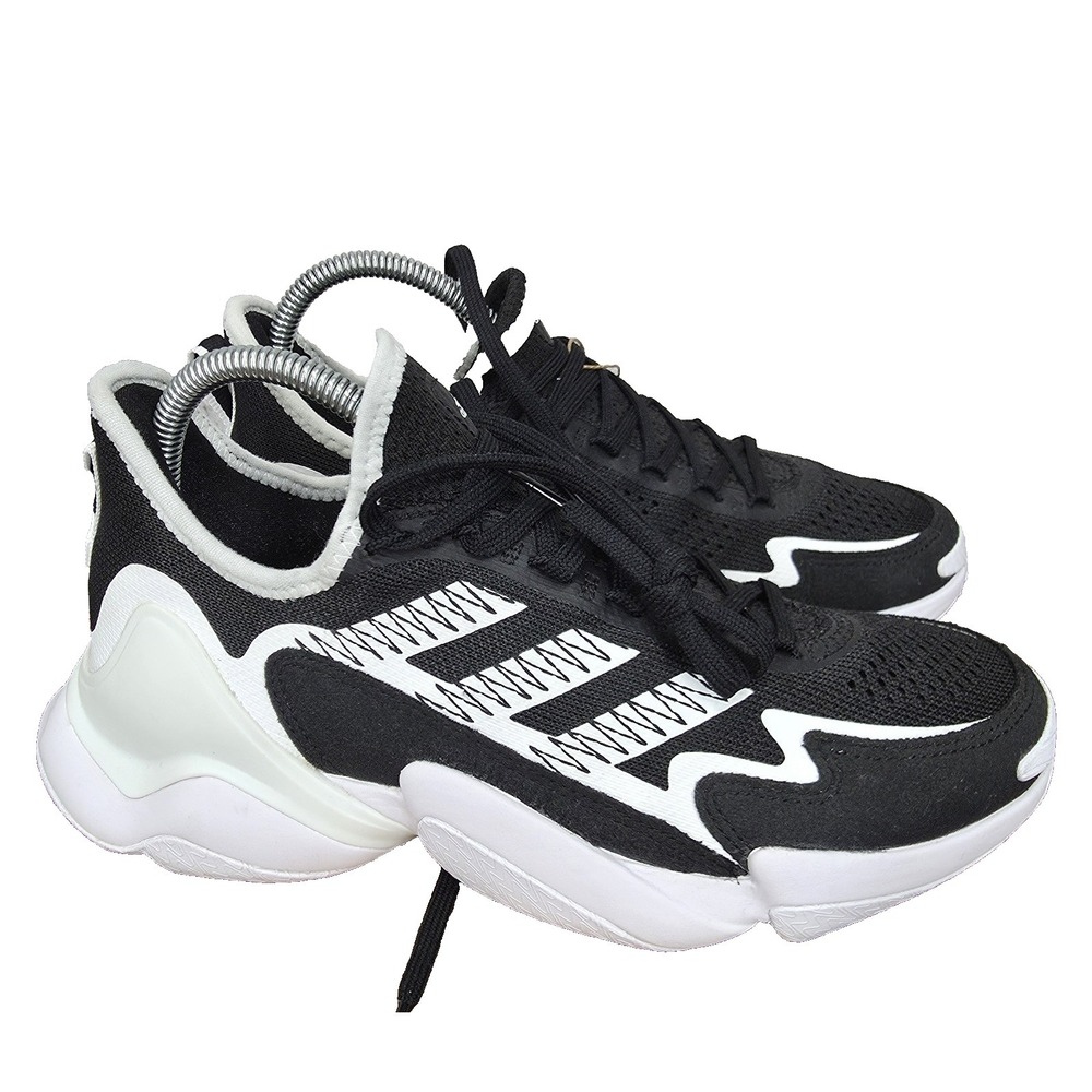 Adidas Mahomes 1 Impact FLX Training Shoes Men 7 Black White Sneakers GX8113 New